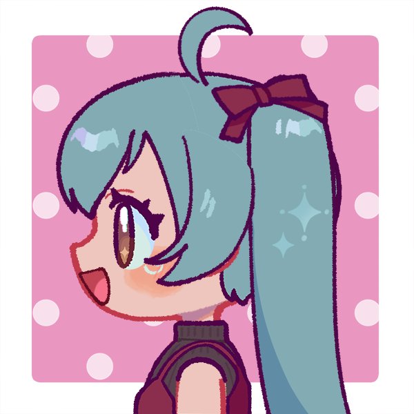 Mikuro☺︎ I made myself and Miku ! This was very fun and cute 🩷🩵 Thank you