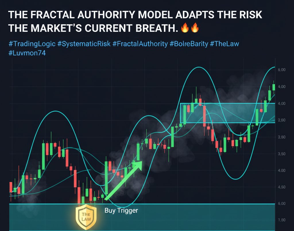 luvmon724's tweet image. The Fractal Authority Model adapts the risk to the market's current breath. 👇🔥

​#TradingLogic #SystematicRisk #FractalAuthority #BollingerBands #TheLaw #Luvmon724