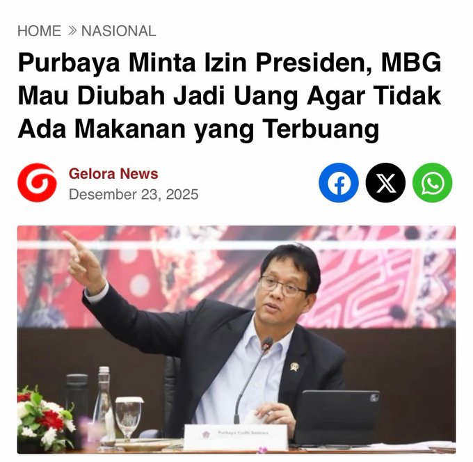 Cuma Pak Purbaya, Koh Ahok - tokoh negara yg mengusulkan ini

Sisanya, pd ga setuju bin mecucu..
Potensi korupsi &amp; proyek gagal Pak..

Sialnya, selain blio berdua ini, scr suara pasti menang telak...