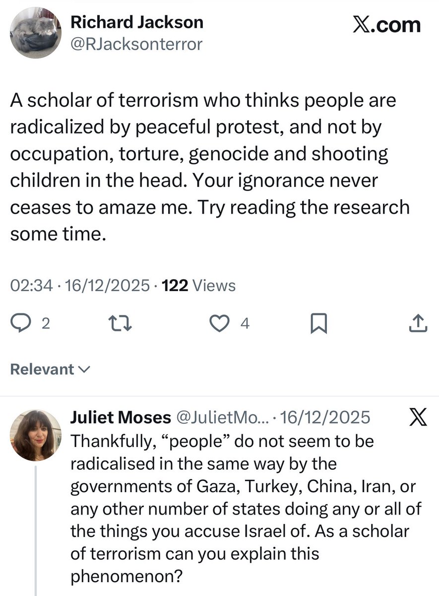 JulietMosesNZ's tweet image. Still waiting for anyone to plausibly explain why Bondi was an “understandable response” to the Gaza war, but we don’t see “understandable responses” to Russia’s war, China’s persecution of Uyghurs, Turkey’s atrocities and occupations, the slaughter of African Christians etc.