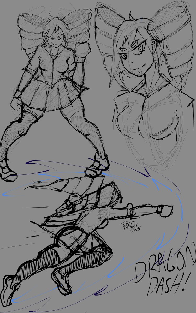 TwinTailTwist's tweet photo. Haven't properly drawn in months. Decided to doodle to get the rust off. 

My main OC Siva, along with one of her special attacks. Definitely  gonna draw her a lot more. 

Haven't drawn her in ages. 

#originalcharacter https://t.co/k1c3Rn4mbs