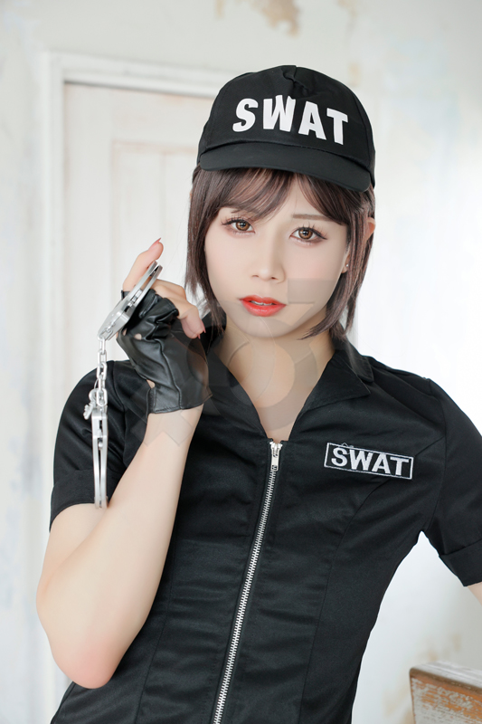 Japanese Femboy Shizuku Kokorou Policewoman Cosplay Hibari Collection’s ...