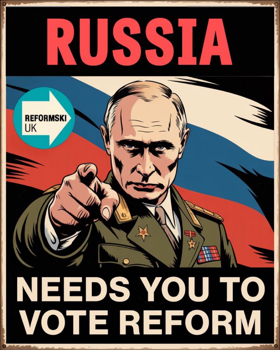 ChrisyDrThomas's tweet photo. @daniellismore @uk_ally49 #ReformLie 
#RecycledTories 
#RussianInfluence https://t.co/I7rffqmHAv