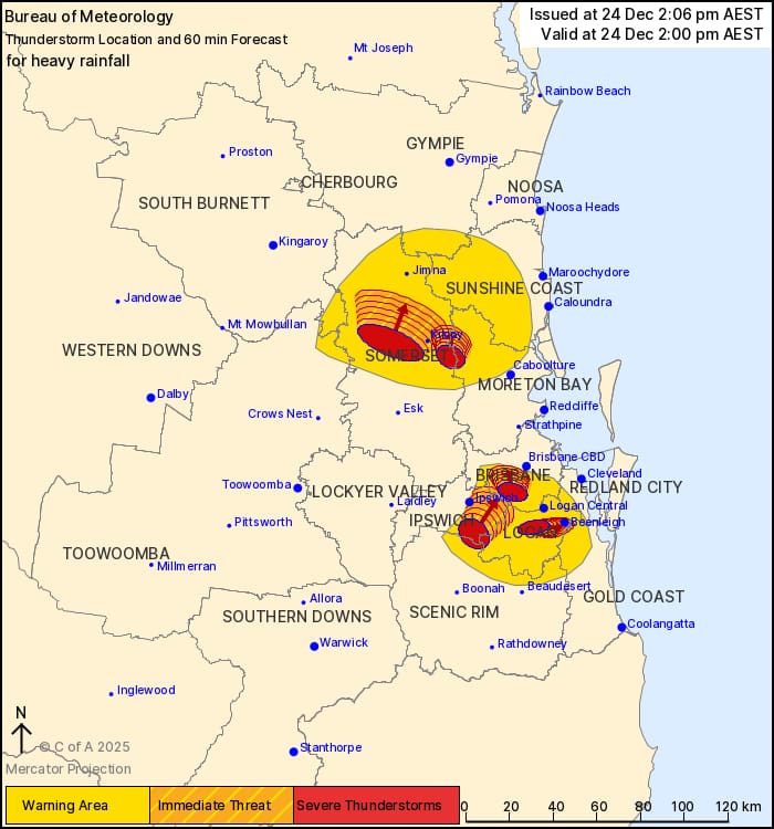 natarajan88's tweet image. Intense summer storms in the vicinity of #Brisbane.

#Australia
