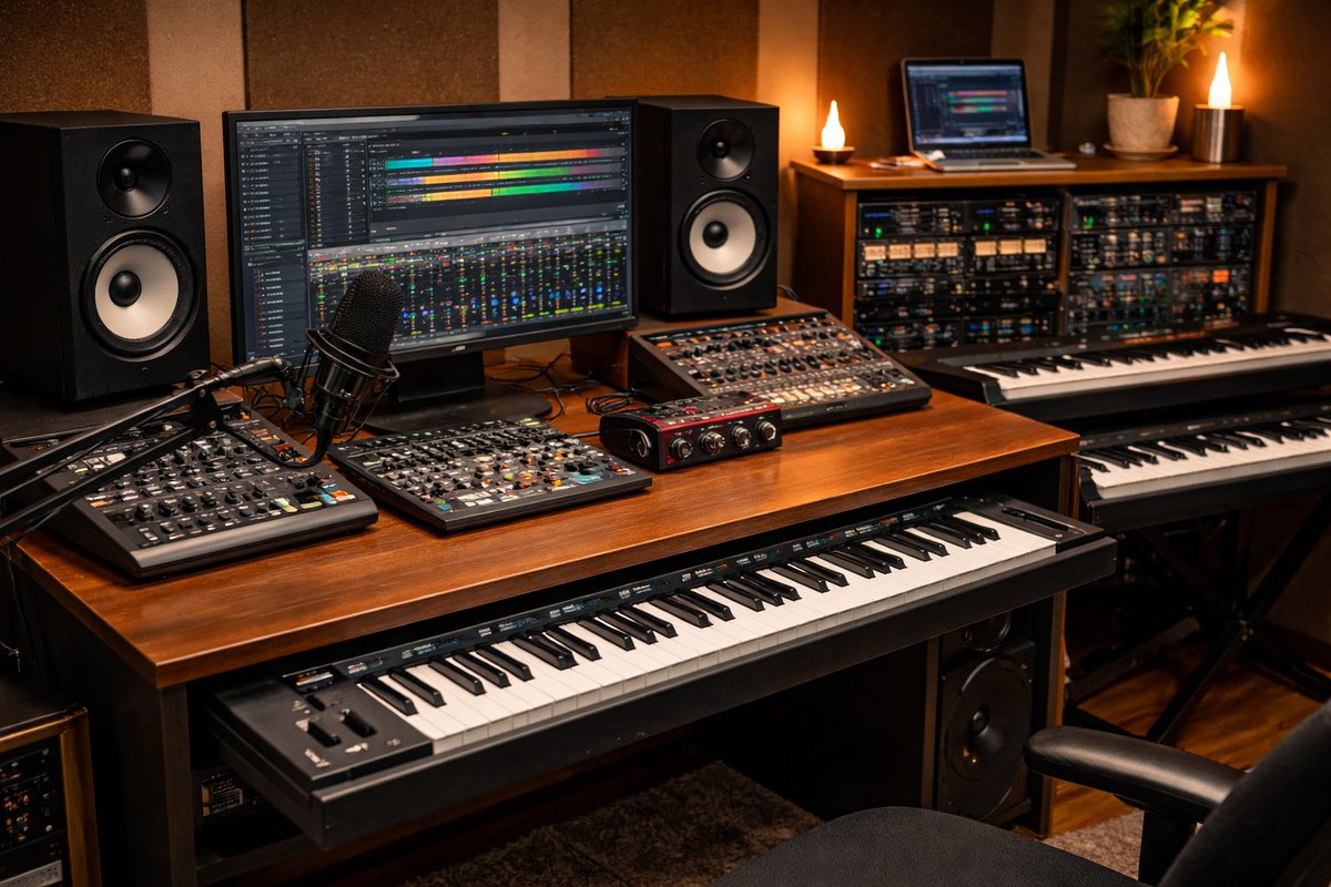 WilliamTheWrit1's tweet photo. Jazz 1 The Soloist/William H. Davis, Jr. has his very OWN "HOME RECORDING STUDIO."  Build your OWN  "HOME RECORDING STUDIO" as well, for yourself. https://t.co/cfVj4TdBiY