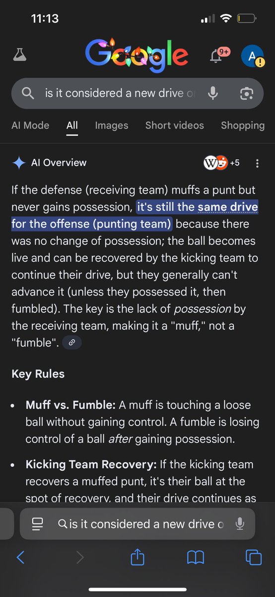 Andy_Riazzi's tweet photo. @DKSportsbook explain yourself. OU muffed the punt so there was no change of possession. UNLV went on the kick the FG. https://t.co/NuPTw84RZO