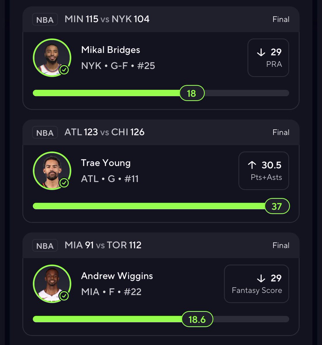 PlusEV's tweet image. BANGG✅

That’s 2 6X PrizePicks slips so far tonight and counting….

We getting rich tonight or what???

Let me see some more winners👇👇