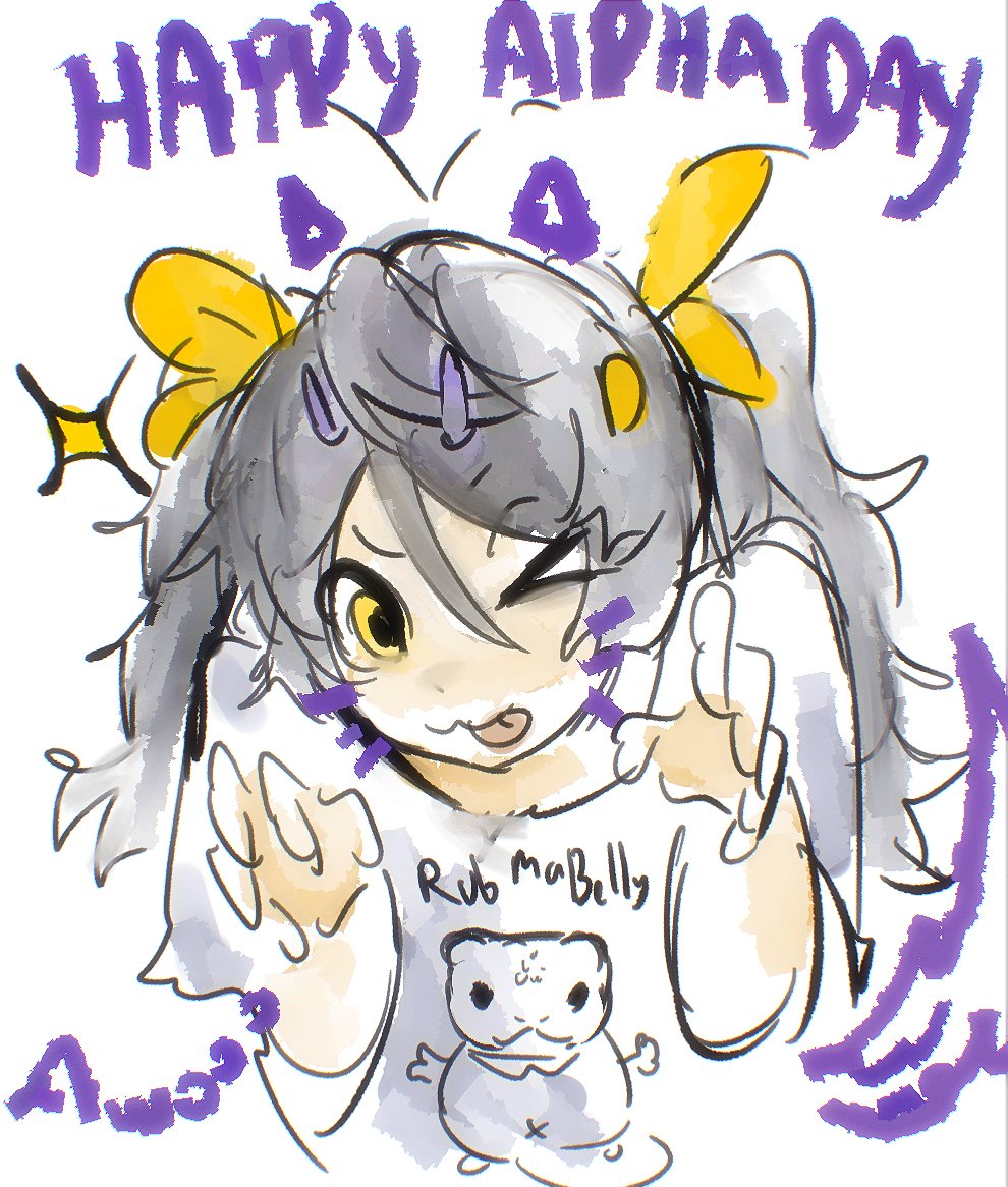 I forgot to post this last night HAPPY BIRTHDAY ALPHA