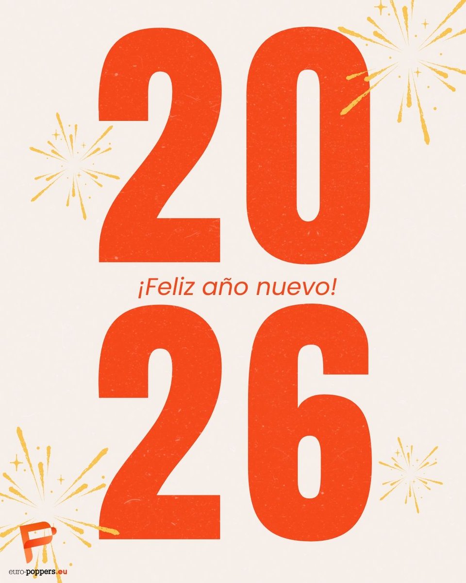 EuroPoppers_ES's tweet photo. ¡Feliz Año Nuevo! 🎇 Que el 2026 esté cargado de salud, amor y esos momentos que hacen que todo valga la pena. 🧡
#Feliz2026 #AñoNuevo #Amyl #Poppers #EuroPoppers #Promo #PopperBNK48 #poppersmanila #batorcommunity #Amilo https://t.co/S2hwTplvsG