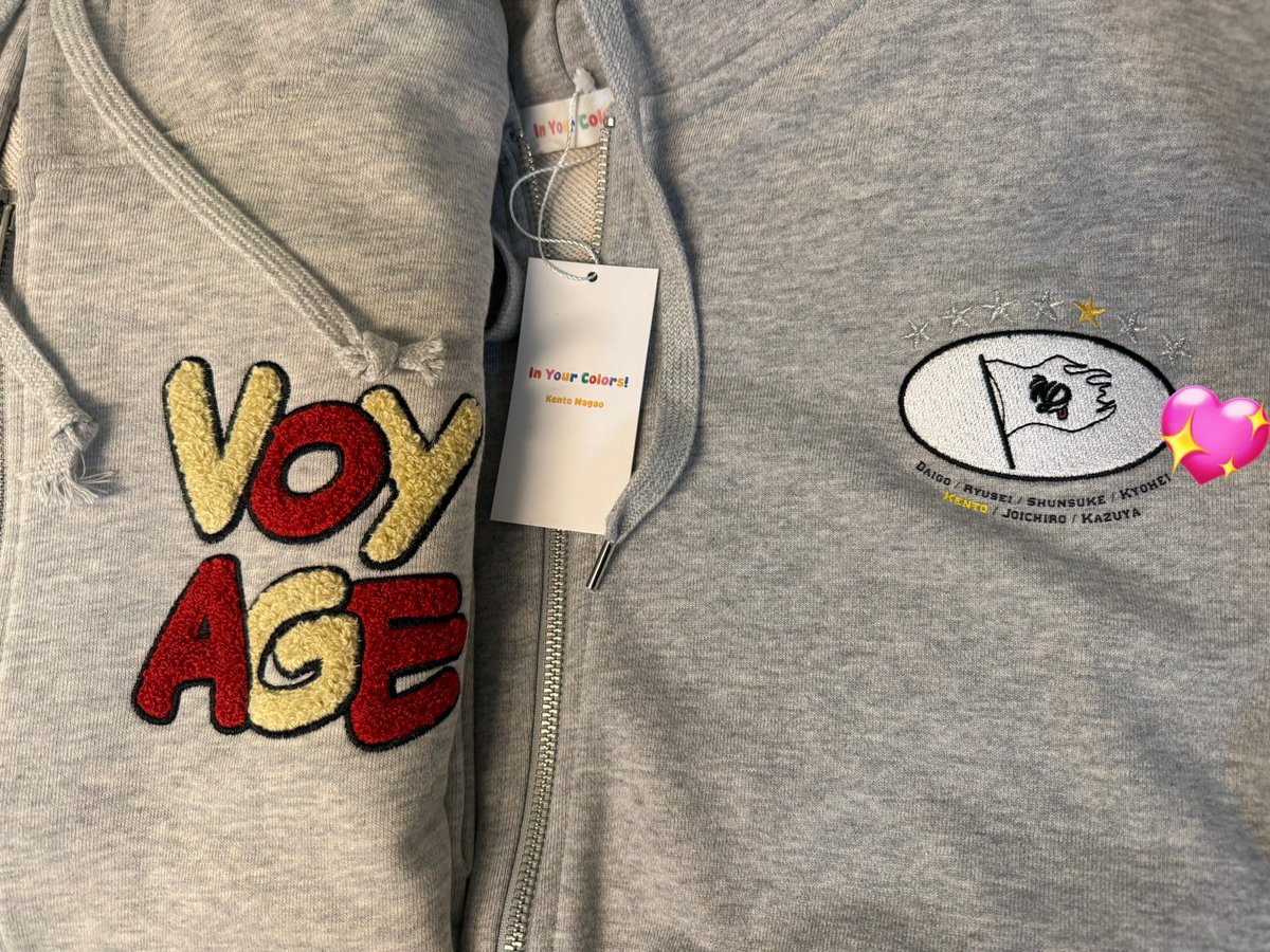 なにわ男子のボンボヤ当選パーカーと今回のドームのグッズのパーカー