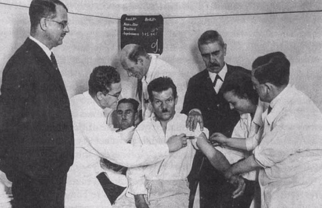 Doctors once treated syphilis by deliberately infecting patients with malaria. The resulting high fevers killed the syphilis bacteria, after which doctors cured the malaria. The physician who pioneered this approach later won a Nobel Prize for the discovery.