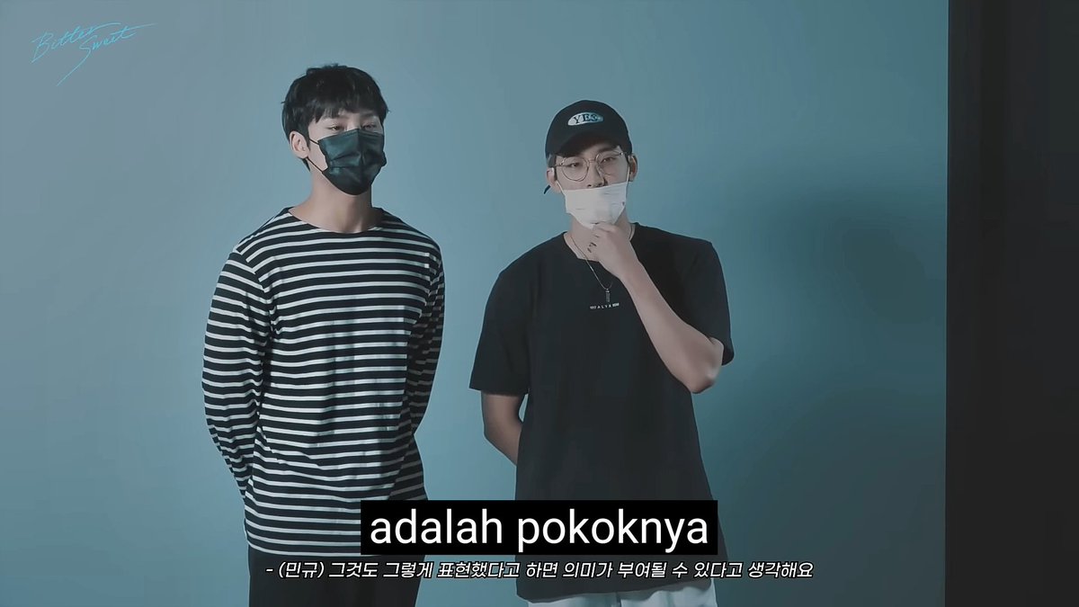 minwonisius's tweet image. "can you tell us the meaning behind bittersweet?"

minwon: