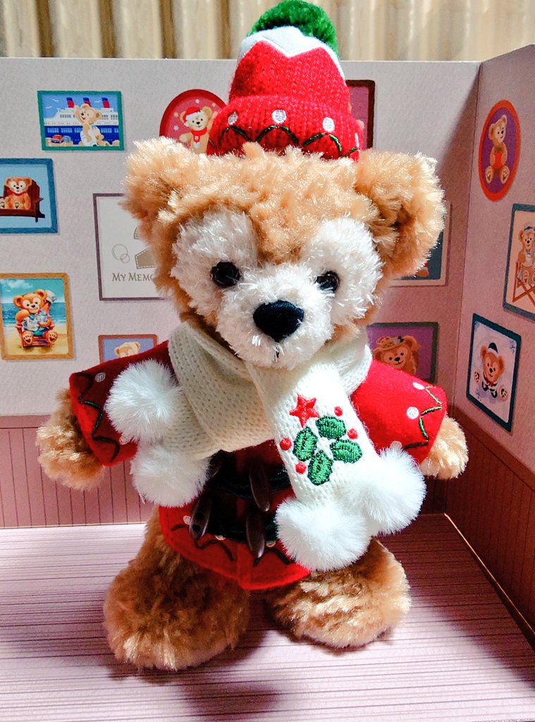 20周年ダッフィー来ました！ クリスマスは君と過ごすよ。 ディズニー