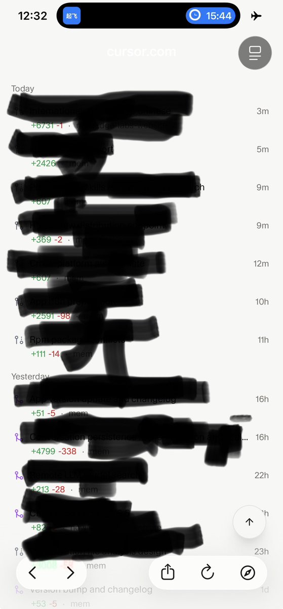 When you run 7 cursor agent tasks with WiFi on the flight. ☺️