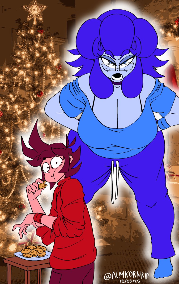 Those cookies ain't for you, bud 🎅🥶💙