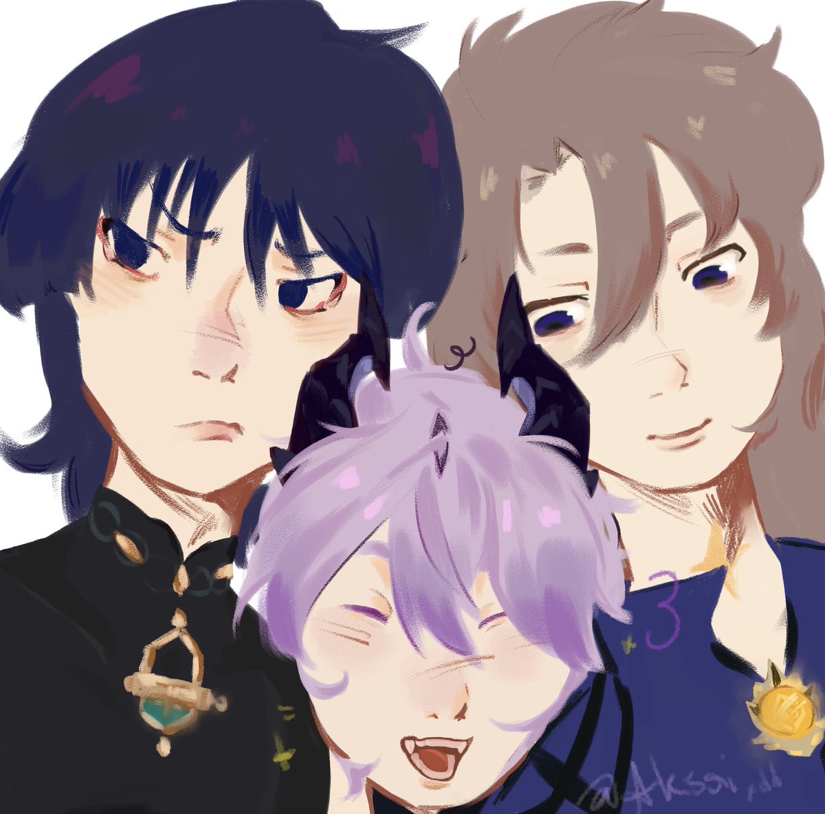 aksaixdd's tweet photo. happy family.

Wanderer, Albedo and Durin yaayyy https://t.co/vk2hDcBsPB