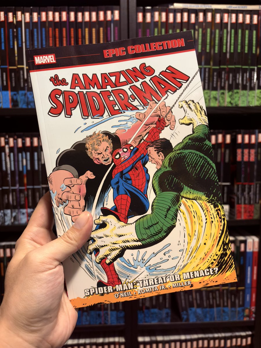 epicmarvelpod's tweet photo. Amazing Spider-Man Epic Collection, Vol. 12: Spider-Man: Threat or Menace?
The debut of Madame Web, Hydro Man, and Biff Rifkin! JRJR’s first work on Spidey as the book enters the 80s! More pics on IG!
#spiderman #marvel #comics #epiccollection #amazingspiderman https://t.co/Sr9gtTV1XV