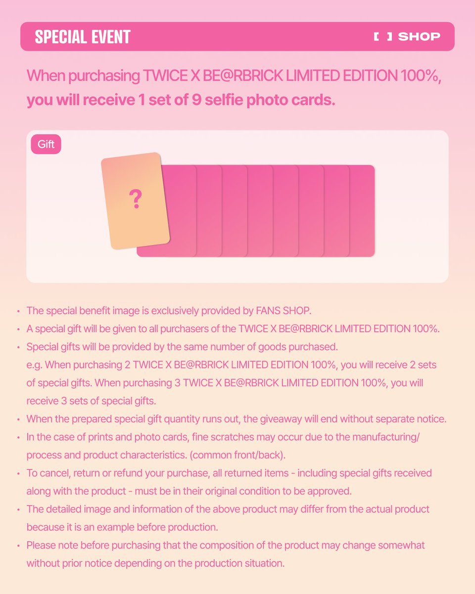 TWICE’s 10TH ANNIVERSARY COLLABORATION
TWICE x BE@RBRICK LIMITED EDITION 100%

Open on December 26, 2025❤️

📅12.26 FRI 14:00 - (KST)
🌐bit.ly/4pRHVnH

<a href="/JYPETWICE/">TWICE</a> (@medicom_toy)

#베어브릭 #bearbrick
#트와이스 #TWICE #원스 #ONCE
#TWICE_10TH_ANNIVERSARY #10VE_UNIVERSE