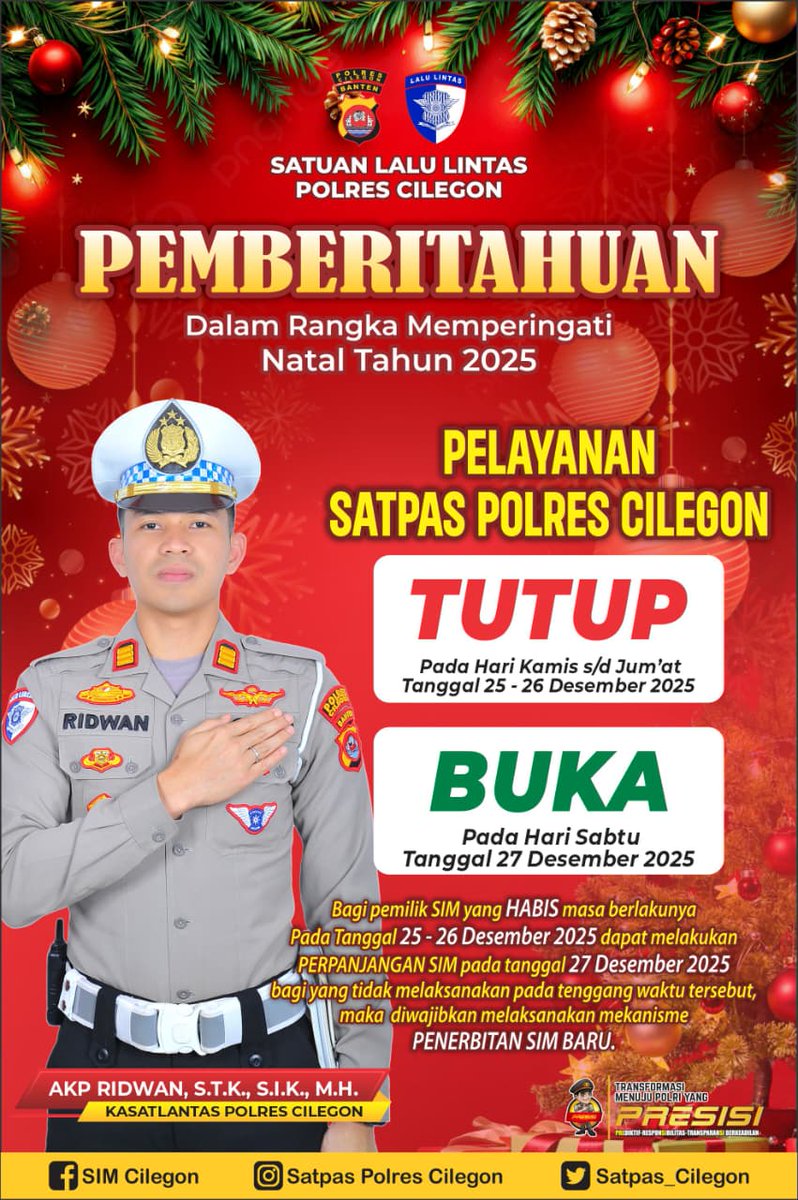 SATPAS POLRES CILEGON tweet media
