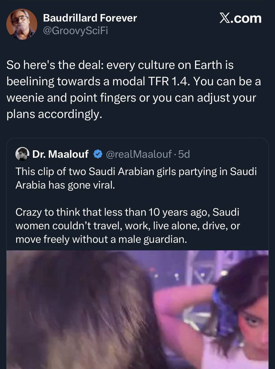 RE TFR - what are you offering people that is tastier and easier to drink than Coca Cola? Maybe a lecture on the importance of family and how rewarding children are… but this takes a lot of effort, severely curtails your freedoms, is expensive… people might still prefer Coke