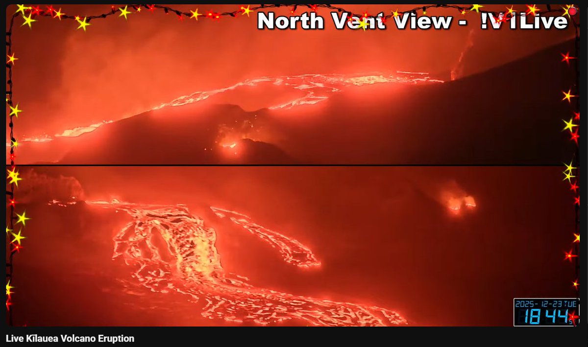 #Kilauea #Volcano first precursory overflow from South Vent!  Won't be long now for the new Episode 39 to officially start. 
Stay updated with this monitoring and interactive 24/7 livestream!  youtube.com/doinghawaii/li…

@DoingHawaii