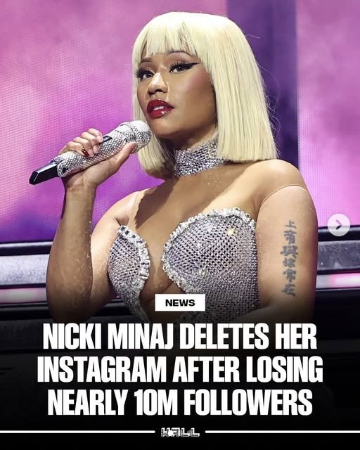 realnorma_kay's tweet photo. Nicki Minaj deactivated her Instagram because she is trying to stop her fans from unfollowing her. https://t.co/WmIn2dhZ15