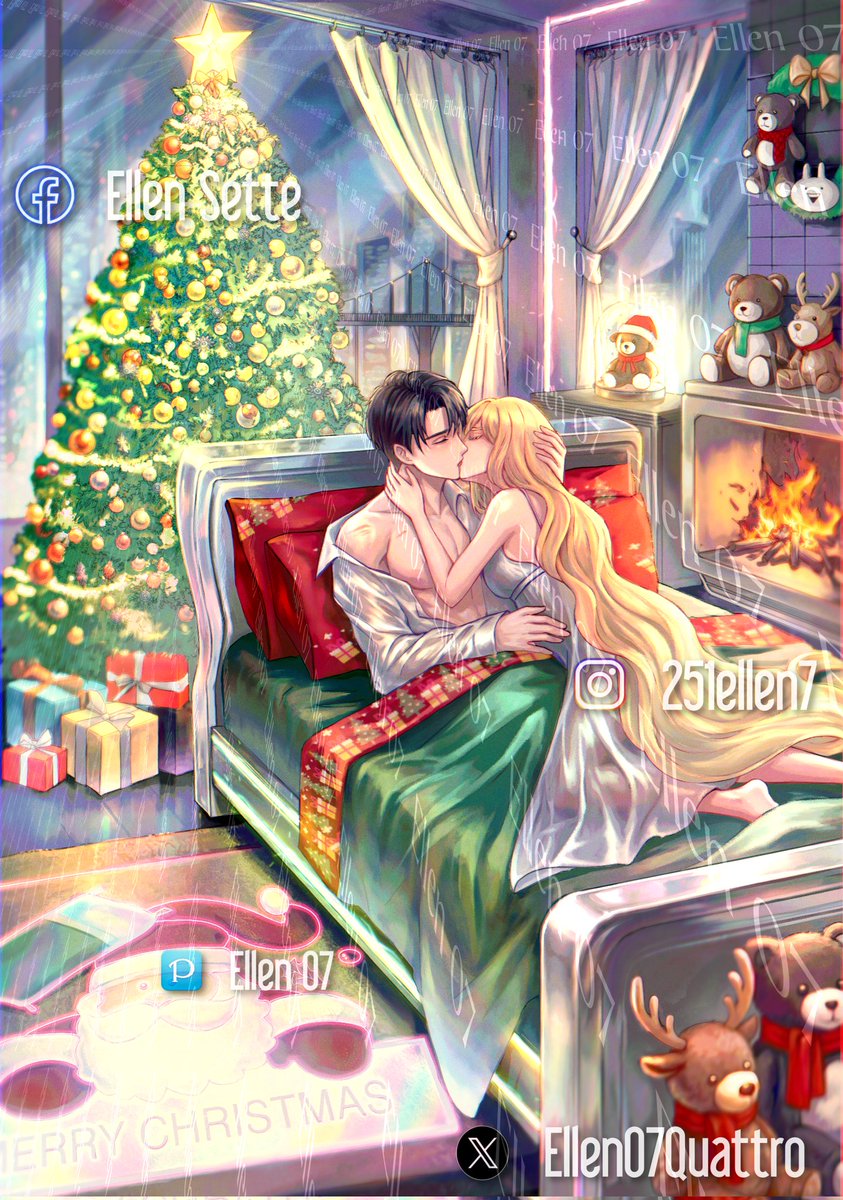 It's Christmas time for you and I 🎄 We'll have a good night and a merry Christmas

#oc #ocart #illustration