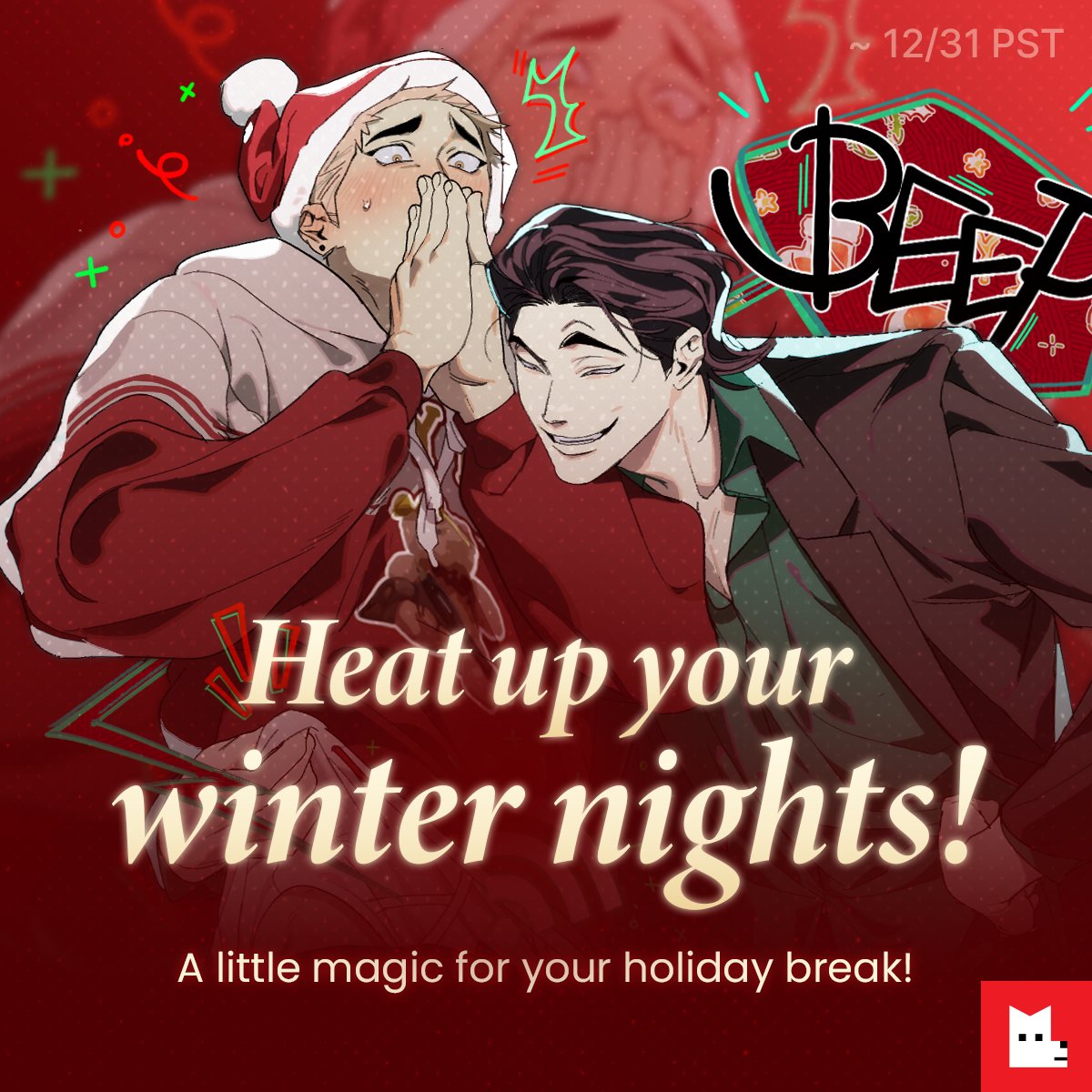 🎉𝙎𝙪𝙥𝙚𝙧𝙡𝙞𝙜𝙝𝙩 𝙃𝙖𝙣𝙙𝙨-𝙁𝙧𝙚𝙚 𝙐𝙣𝙙𝙞𝙚𝙨 𝙫𝙚𝙧 𝟮.𝟬 𝙇𝙖𝙪𝙣𝙘𝙝 𝙀𝙫𝙚𝙣𝙩🎉
A little magic for your holiday break!🎁🎄
Enjoy 𝟮 free episodes 𝙛𝙤𝙧 𝙖 𝙡𝙞𝙢𝙞𝙩𝙚𝙙 𝙩𝙞𝙢𝙚!

Plus, don’t miss other 𝗳𝗮𝗻𝘁𝗮𝘀𝘁𝗶𝗰 𝘁𝗶𝘁𝗹𝗲𝘀 to heat up your winter