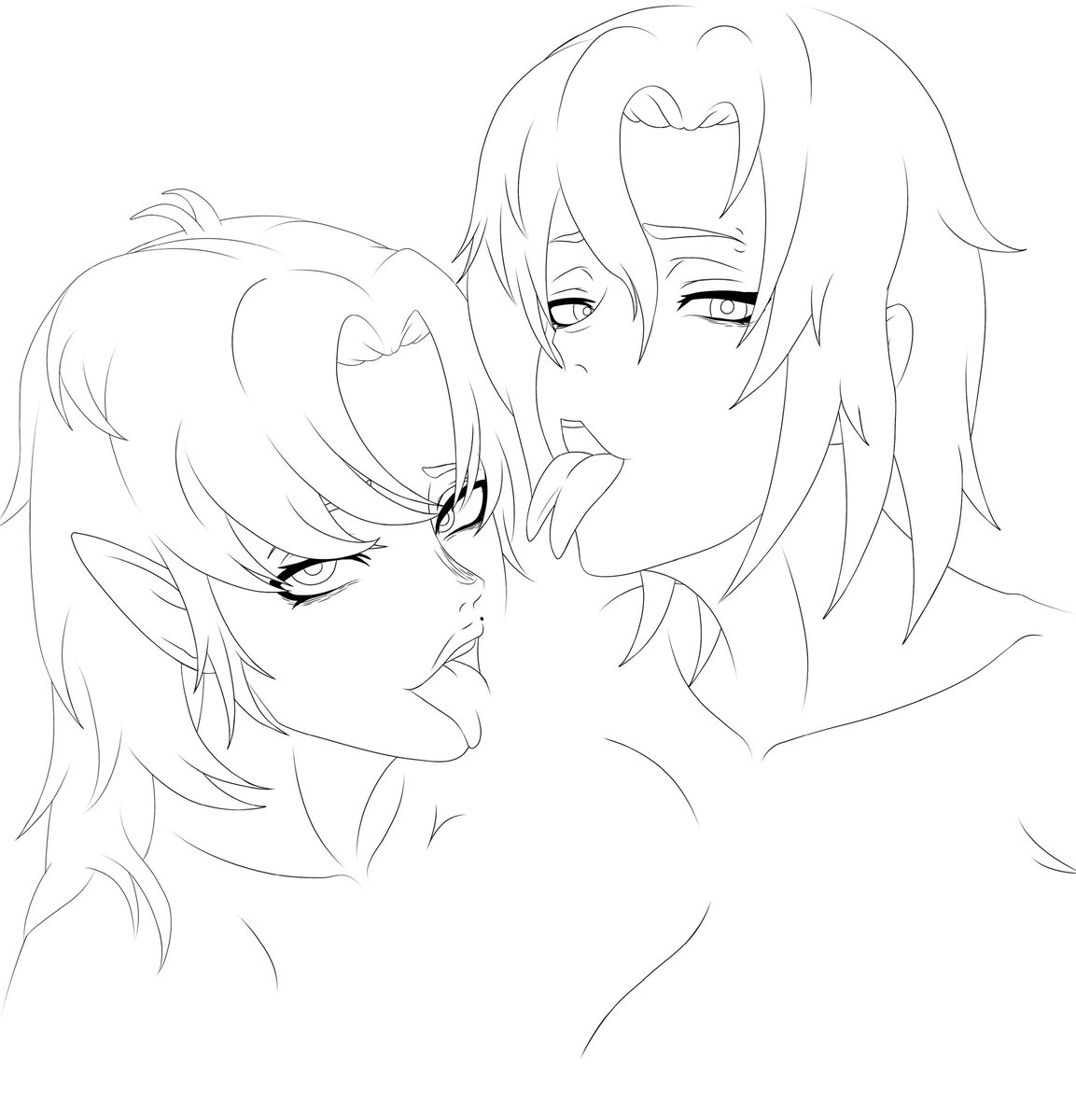 Avanze de Jaline con Laila (2/3)

#nsfwtwtًً #hentaiِart #arte #dibujodigital