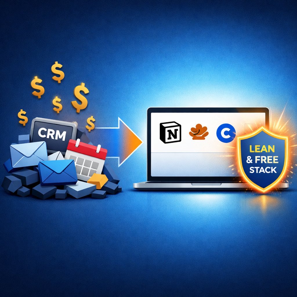 💸 Running a business shouldn't bankrupt you.
The FREE Solopreneur Stack:
• Salesforce → Notion + AI
• Mailchimp → Beehiiv (Free Tier)
• Calendly → Cal.com
Lean means profitable. Your favorite business hack? 👇
#Solopreneur #TechStack #Startup