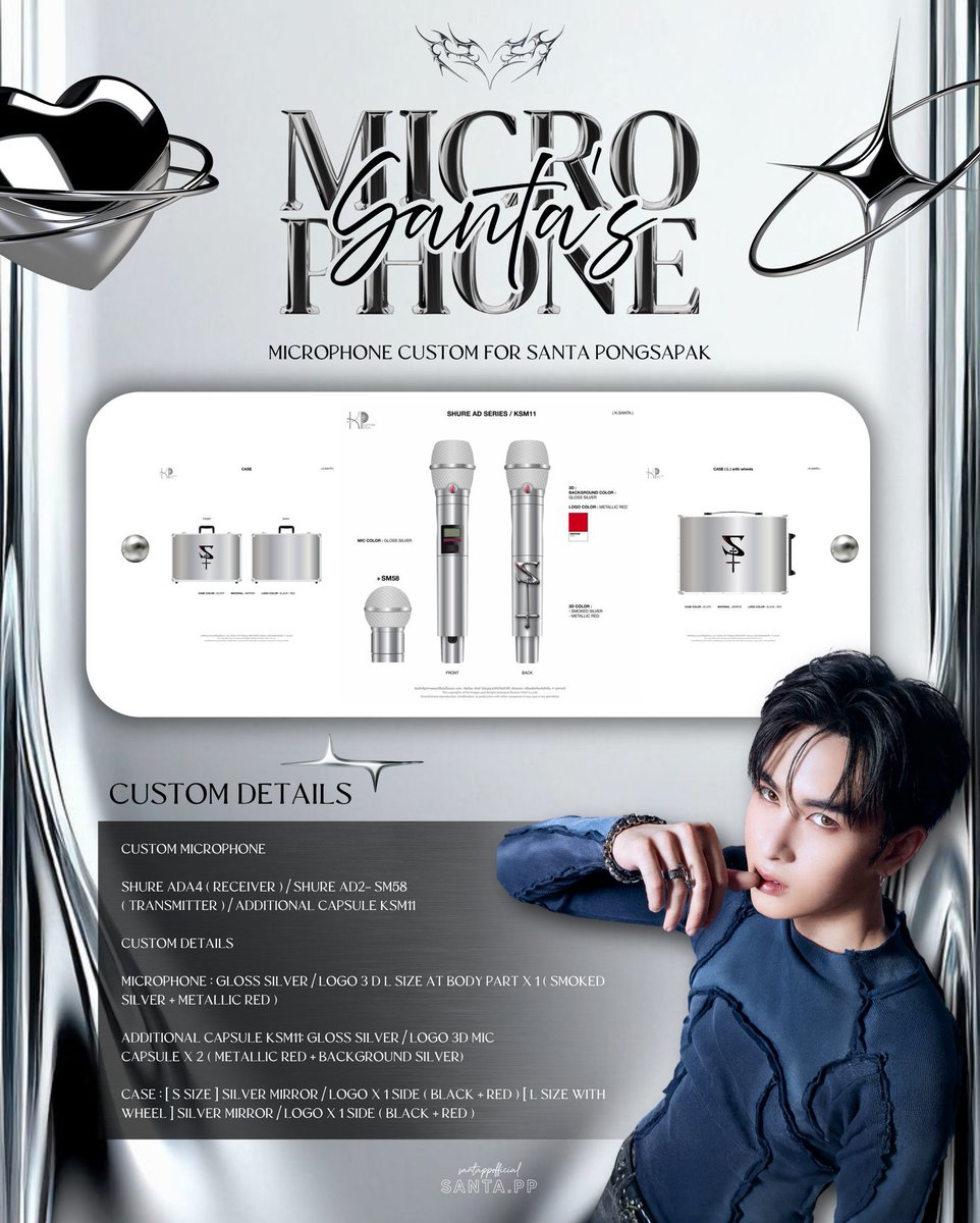 00ninuri's tweet image. let’s get our talented idol, nong ta (!!!), also known as nong 689 (🤭), a new mic to cheer him on at impact arena! 🤍

for this post:
🔁 = 1 baht
💞 = 1 baht

donation count closes on 25/12/25 at 11:05PM 🍀 do help to rt &amp;amp; like! 

#Santapp