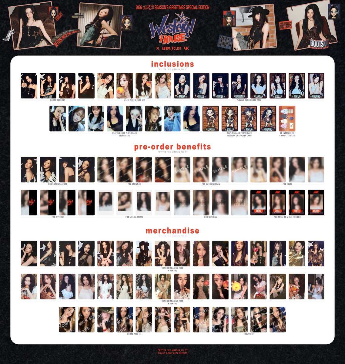 greetings Giselle aespa 2026 トレカ season