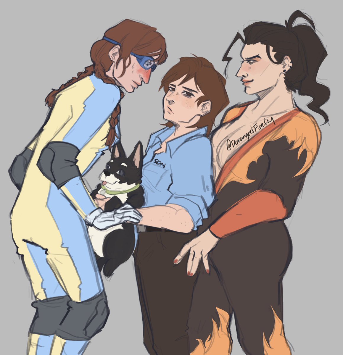 D3rangedFirefly's tweet photo. I had a violent urge to make them women
#dispatch #waterboy #flambae #robertrobertson https://t.co/qQGN8gFFDu