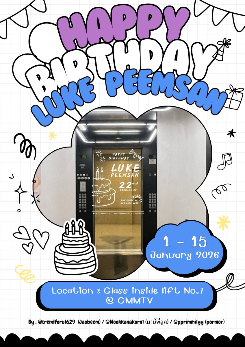 trendforu1629's tweet image. #LukeBirthdayProject2026 
♡ @lukepeemsan
- First year with Luke Birthday Project 🎂💝 -
ไว้มาเก็บโปรเจคเล็กๆนี้ด้วยกันนะคะ ตั้งใจทำมากๆ 🥹🫶🏼 

🎀 By @trendforu1629 @Nookkanakorn1 @pprimmilyyy 

LUKE TIKTOK HITS 500K

#500KHereForLuke 
#lukeso_