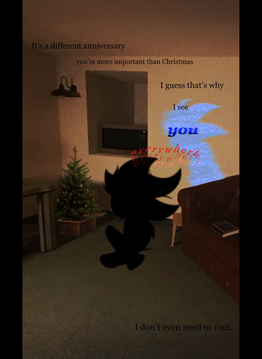 sablewolf_'s tweet image. I’ll see you after Christmas 1/2

#sonic #SonicTheHedgehog #ShadowTheHedgehog #sonadow #SonicDreamcoreAU