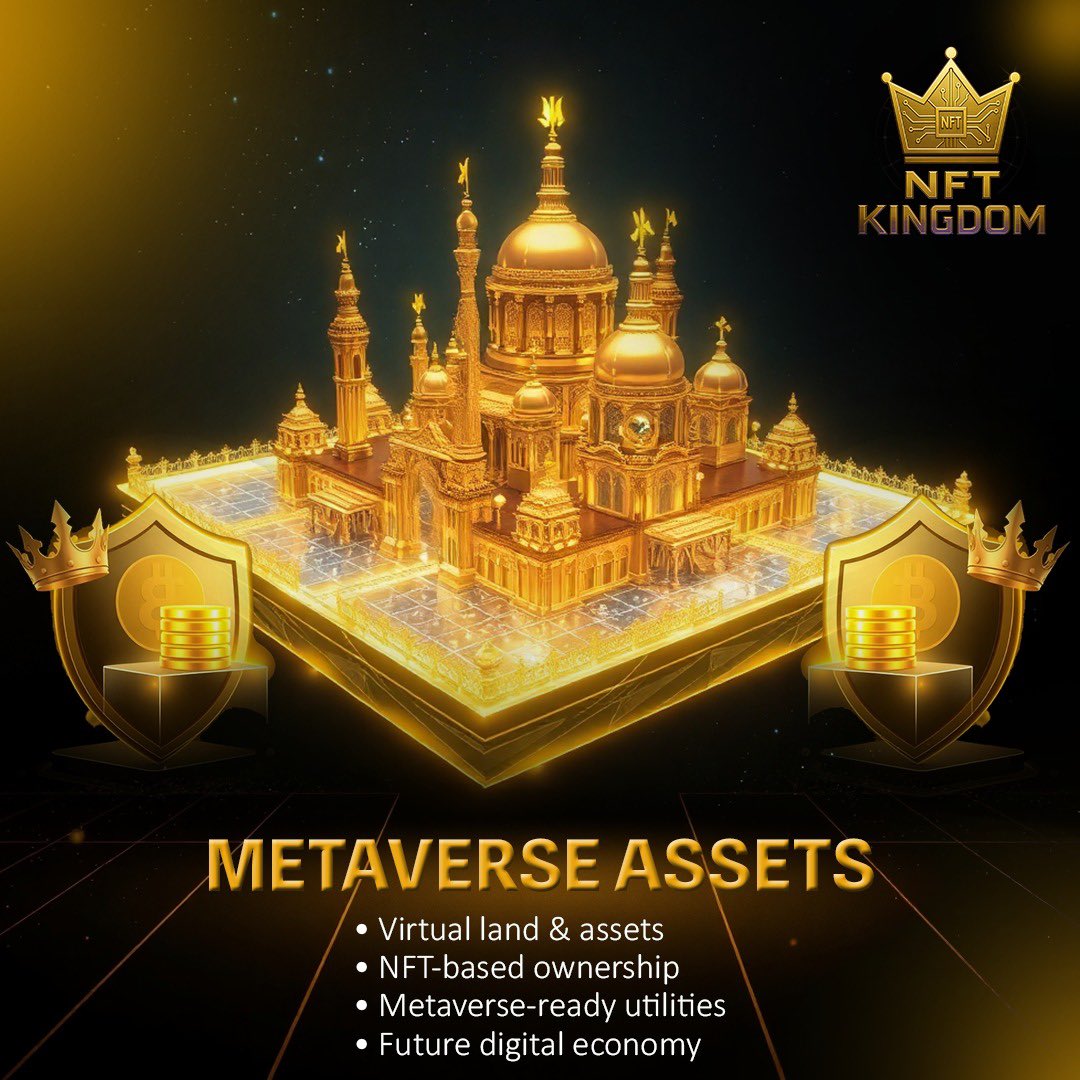 NFTKOFFICIAL's tweet image. 👑 The Kingdom enters the Metaverse Own land. Own assets. Own the future 🌐
 #MetaverseNFT #VirtualAssets #Web3Future #NFTKingdom