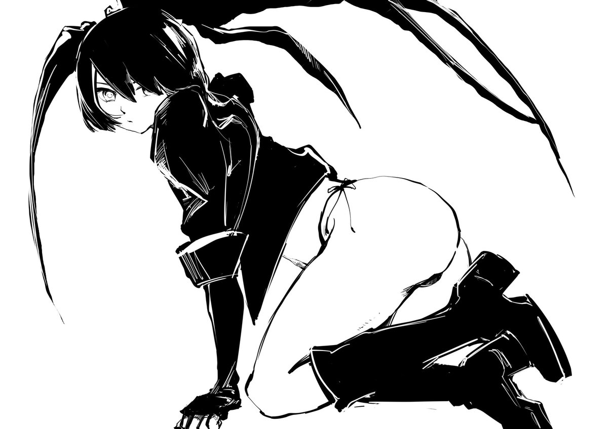 DRFB003's tweet image. #ブラックロックシューター #blackrockshooter #Fanarts 
Practice,had reference.