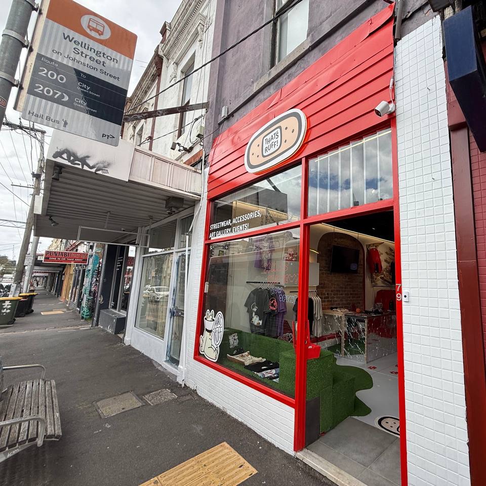 XMAS PREVIEW LAUNCH! 🎄

Come see the ruff store before official launch in the new year 👀

Open Christmas Eve &amp; Boxing Day as a special preview.

+ get some FREE STICKERS (also included in online orders)

79 Johnston Street, Collingwood, VIC, Australia!