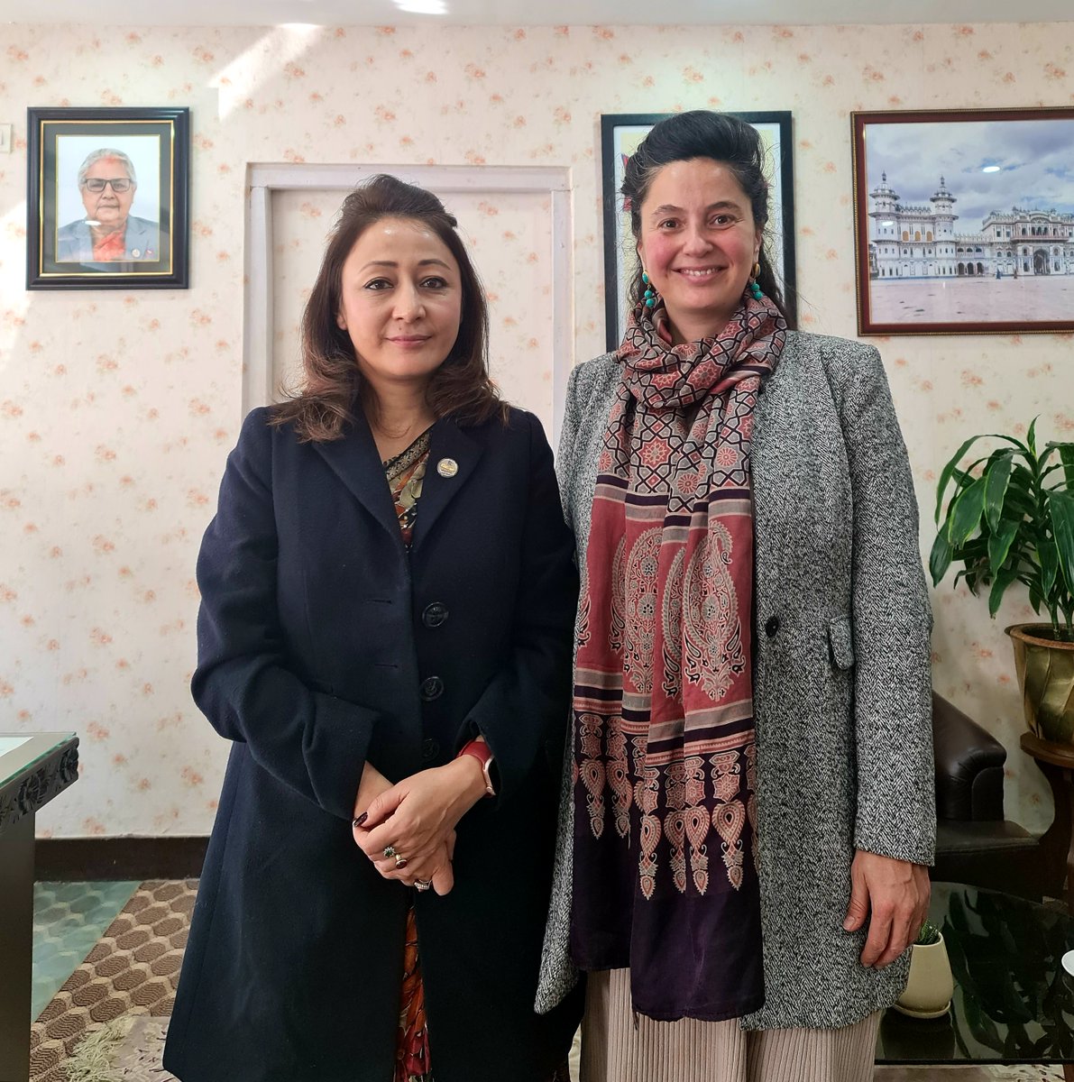 We visited newly appointed Hon. Minister Shraddha Shrestha <a href="/mowcsc_nepal/">महिला, बालबालिका तथा ज्येष्ठ नागरिक मन्त्रालय</a>  to extend our congratulations &amp; reaffirm our collaboration.
With an existing MoU, we &amp; Ministry continue to work as strategic partners, supporting🇳🇵Government in advancing (GESI) commitments.
#FAWG
