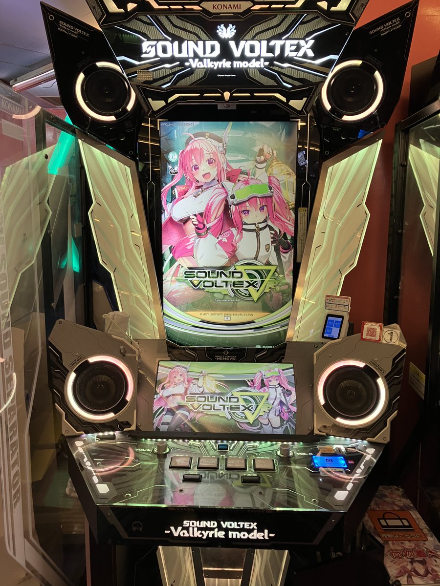 音ゲー】 本日より5F音ゲーコーナーにて「SOUND VOLTEX ∇」稼働開始