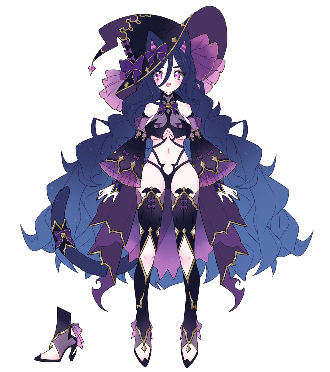 💜 Adopt for Sale 💜 
♱♡♱ $400
♱♡♱ toyhou.se/3763666.midnig…