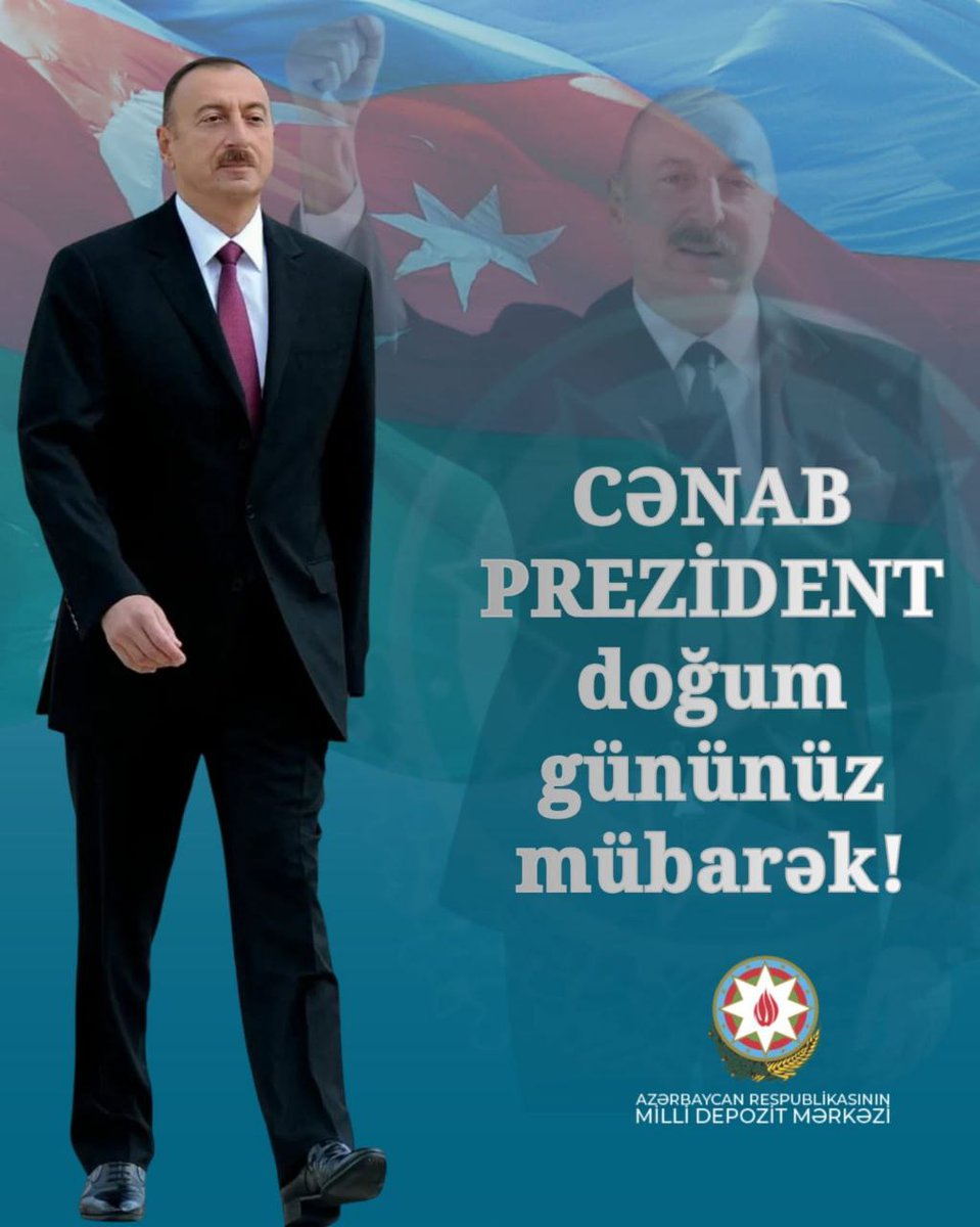Azərbaycan Respublikasının Prezidenti cənab İlham Əliyevi doğum günü münasibətilə təbrik edirik! Bu əlamətdar gündə, cənab Prezidentə uzun ömür, sağlamlıq və ölkəmizin inkişafı istiqamətində gələcək fəaliyyətində müvəffəqiyyətlər arzulayırıq.
#mdm #mdmgovaz #İlhamƏliyev