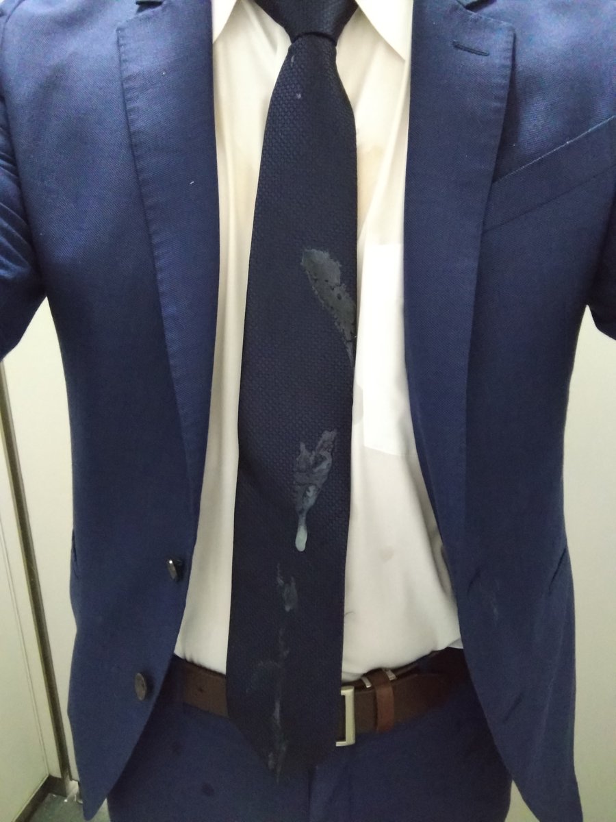 白いので汚れた