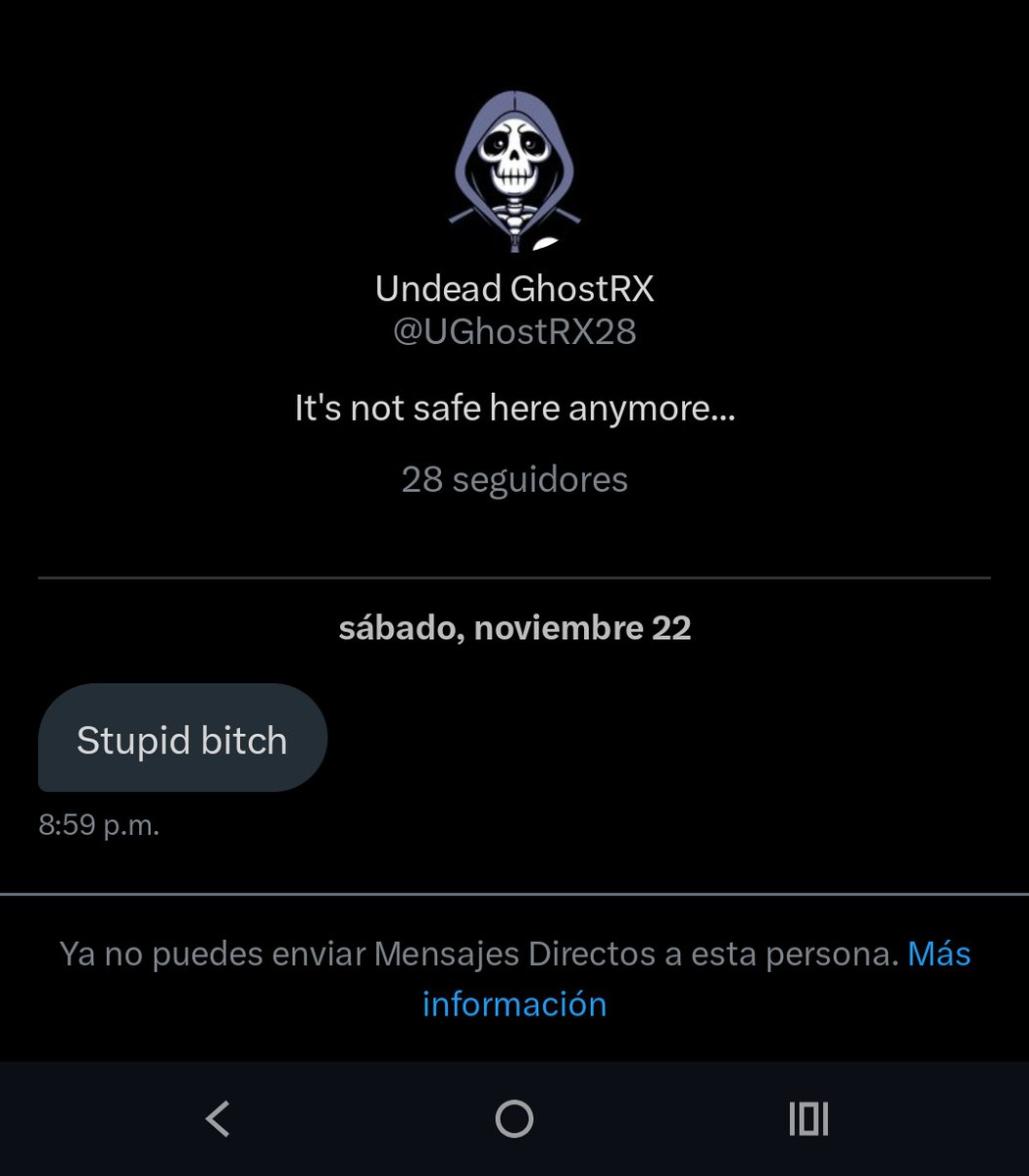 Voidddaaa's tweet image. Me pinto ver la bandeja de mensajes de mi otra cuenta y estaba esto kjjjj