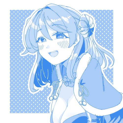 浦風(艦これ) 「萩風ちゃんのサンタ服着せた」|ごんのイラスト
