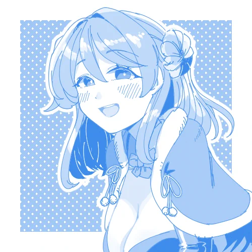 萩風ちゃんのサンタ服着せた