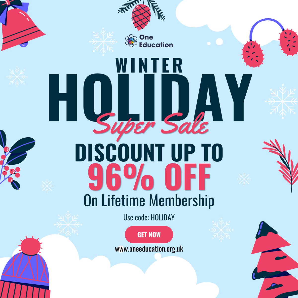 OneEducationUK's tweet image. WINTER HOLIDAY SUPER SALE ❄️ | Unlimited Courses, One Membership

🎁 Use code: HOLIDAY
👉 Enrol now: oneeducation.org.uk/prime/

#UnlimitedCourses #OnlineLearning #LifetimeMembership #CPDCourses #WinterSale #UpskillOnline #OneEducation #EnrolNow