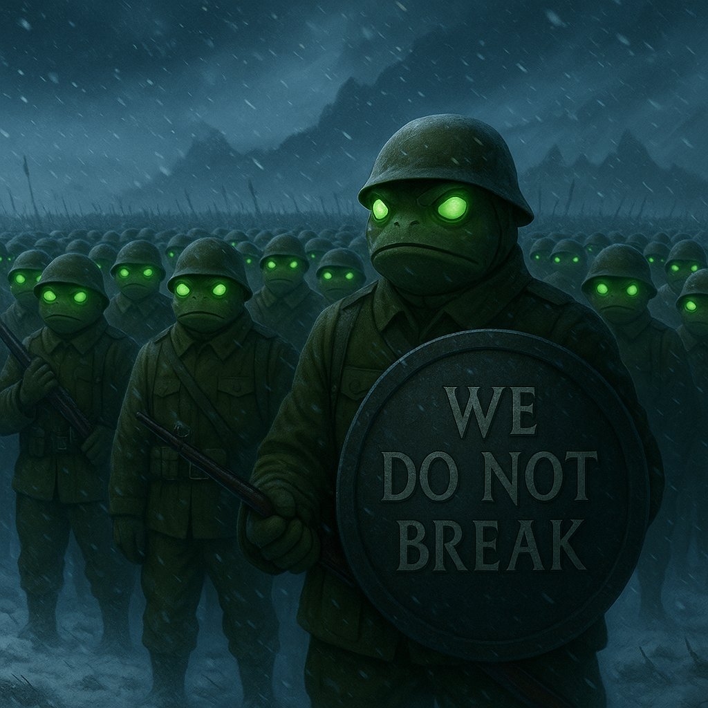 <a href="/cyrilXBT/">Cyril-DeFi</a> That's exactly why $ARMY exists.

While timelines go quiet and conviction gets tested, real communities keep building.
No noise, no panic just soldiers showing up every day. We don't wait for green candles to believe, we position before they appear.
Silence is the signal. Apathy