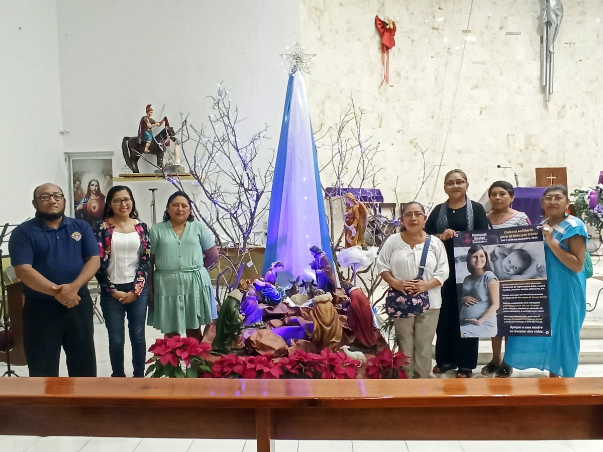 KofC17543's tweet image. Como parte del Equipo de Pastoral Social del Decanato 4, realizamos la Colecta para el Niño por Nacer. Gracias a las Equipos y comunidades de Cristo Obrero, Corpus Christi, Ntra Sra de Belén y Capilla Niño Dios: recolectamos pañales, toallas, jabones, cremas y más. Dic 21, 2025.