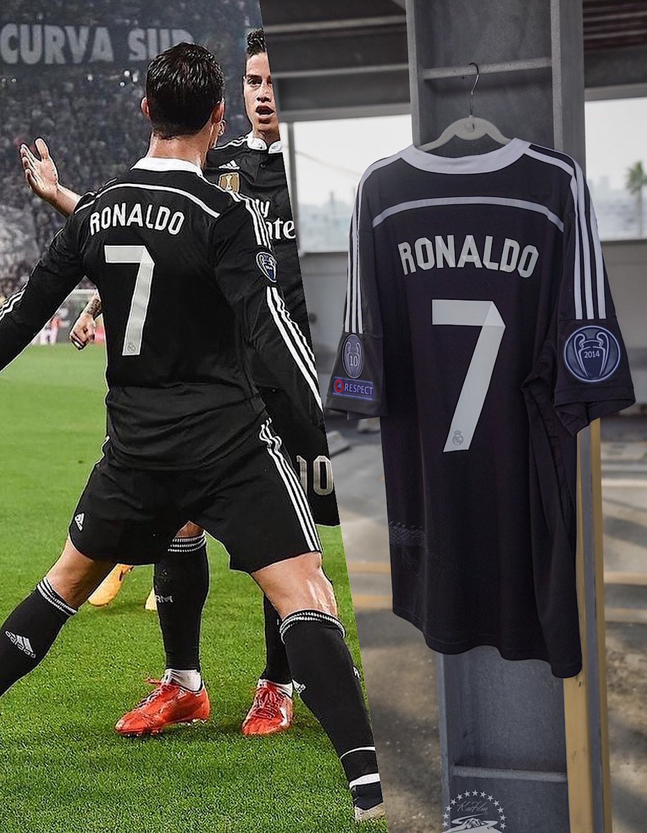 レアル・マドリード×ヨウジヤマモト ロナウド 長袖シャツ ユニフォーム ブラック レアル・マドリード×ヨウジヤマモト ロナウド 長袖シャツ ユニフォーム